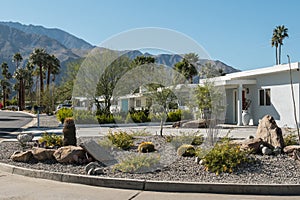 Palm Springs, California mid-century residential neighborhood