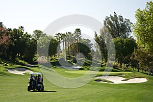 Palm Springs golf cart riders