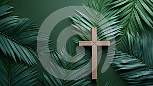 Palm Sunday, Christians to welcome Jesus Christ, cross crucifix, church christian catholic trust believe faith, happy