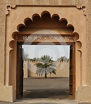 Palm tree in the fort