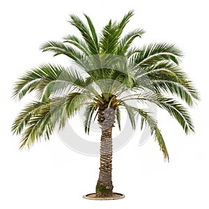 Palm Tree isolated on white background