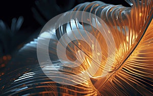 palm tree leaf, triboluminescence, inspired by microstructures