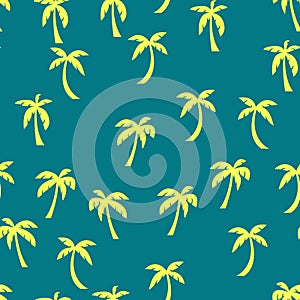 Palm tree pattern seamless for any web design or textile.