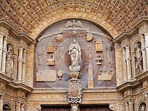 Palma Cathedral doorway