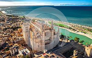 Palma de Mallorca cathedral majorca photo