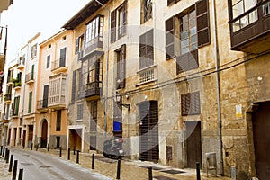 Palma de Mallorca old city Barrio Calatrava street