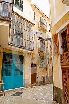 Palma de Mallorca old city Barrio Calatrava street photo