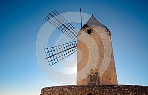 Palma de Mallorca / Spain - Legendary windmill.