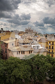 Palma de Mallorca before a storm