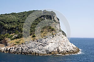 Palmaria island from the church of St. Peter