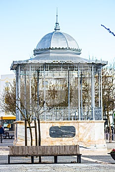 Palmela bandstand, in Largo de S. JoÃ£o, from 1924