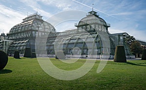 Palmenhaus Greenhouse at Schonbrunn Palace - Vienna, Austria