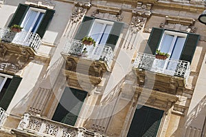 Palmieri Palace. Monopoli. Apulia.