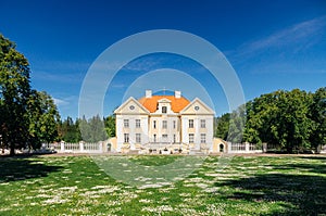 Palmse manor exterior, baroque style