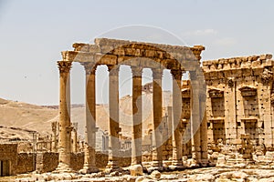Palmyra ruins in Syria after ISIS was defeated in 2019
