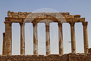 Palmyra ruins in Syria after ISIS was defeated in 2020