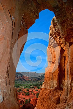 Palo Duro Canyon Cave View