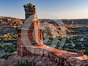 Palo Duro Canyon Lighthouse at Sunrise