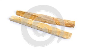 Palo santo, Holy Wood sticks isolated on white background. photo