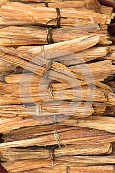 Palo santo closeup