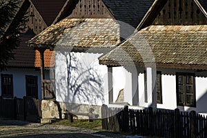 Paloc ethnographic houses in Holloko