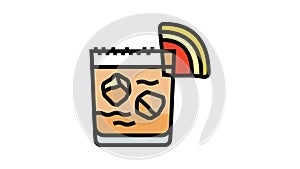 paloma cocktail glass drink color icon animation