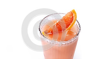 Paloma cocktail with grapefruit