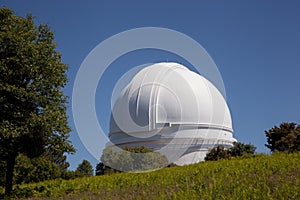 Palomar Mountain Observatory with oak