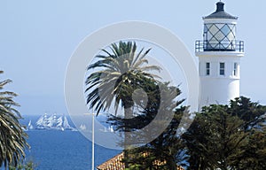 Palos Verdes Road Lighthouse on North Long Beach, CA