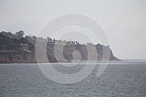 Palos Verdes from South Torrance Beach during June Gloom.