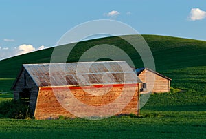 Palouse Barns (Close-up)