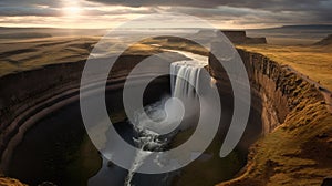 Palouse Falls Washington - made with Generative AI tools