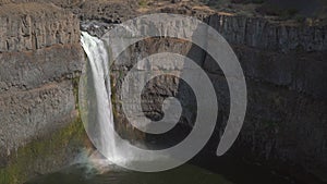 Palouse Falls, Washington State wide 4K. UHD