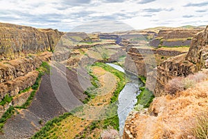 The Palouse River Canyon in Palouse Falls State Park