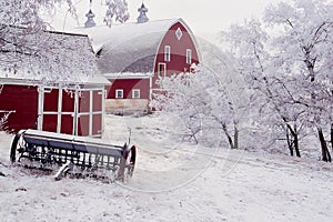 Palouse Winter Barn