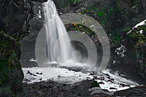 Palovit waterfall in Rize, Turkey.