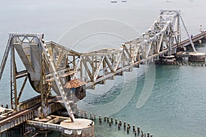 Pamban Bridge is a railway bridge which connects the town of Rameswaram on Pamban Island to mainland India. Opened on 24 February