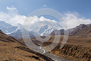 Pamir Mountain Range and Pik Lenin, Kyrgyzstan