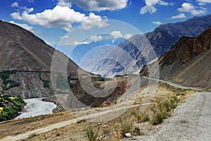 Pamir mountains, old Pamir highway, Tajikistan