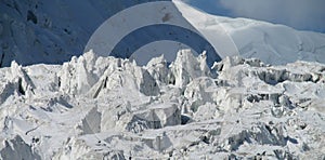 Pamir mountains snow peaks long panorama