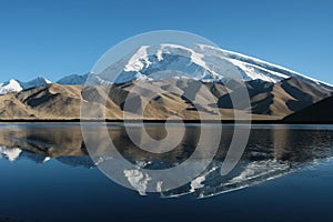 The pamir snow mountain