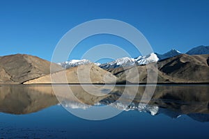 The pamir snow mountain