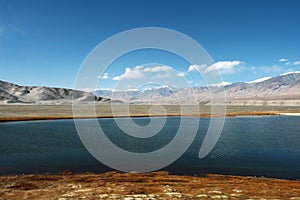 Pamirs altiplano lake