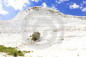 Pammukale. The travertines of calcium. Hierapolis archaeology Museum. The Turkish UNESCO World Heritage Site. Turkish resort, the