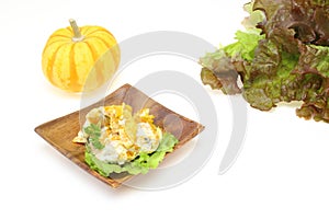 Pampkin and pamkin salad