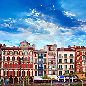 Pamplona Navarra Spain plaza del Castillo square photo