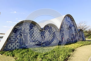 Pampulha church in belo horizonte, brazil