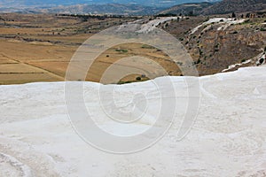 Pamukkale - cotton castle, Denizli Province in southwestern Turkey