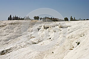 Pamukkale limestone pools