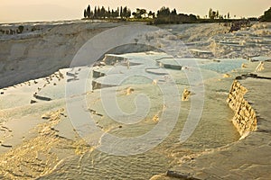 Pamukkale limestone pools